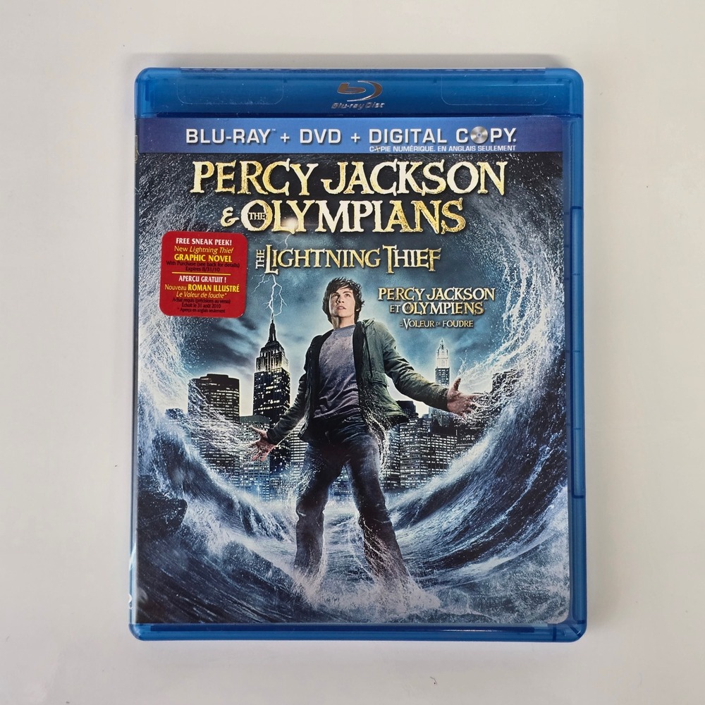 Percy Jackson & The Olympians The Lightning‎ Thief Blu-ray DVD Fantasy Movie